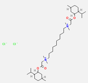 N,N-Bis{2-[(2-isopropyl-5-methylcyclohexyl)oxy]-2-oxoethyl}-N,N, N,N-tetramethyl-1,10-decanediaminium dichloride